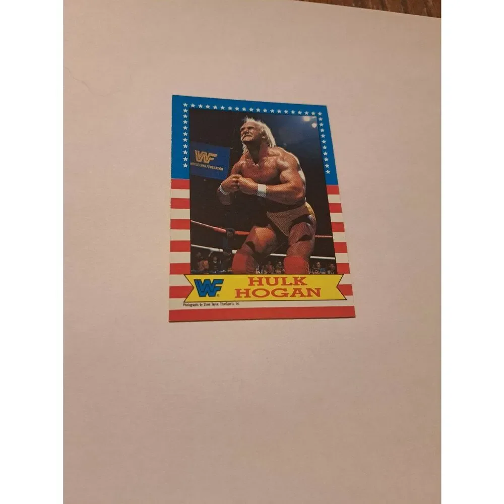 1987 Topps WWF Hulk Hogan Trading Card #3 Vintage Wrestling